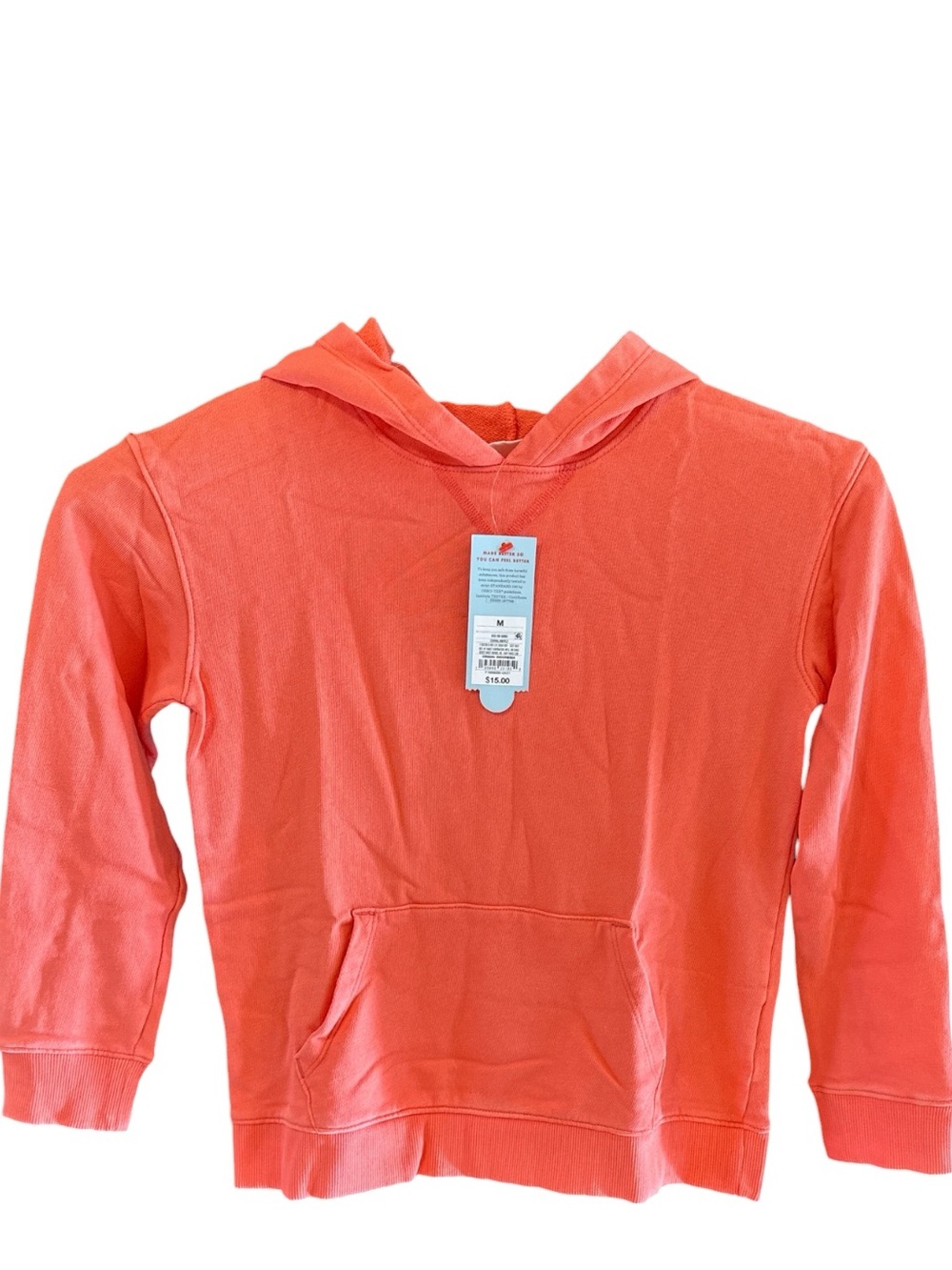Cat & Jack Coral Hooded Kids Sweatshirt